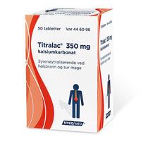 Titralac tabletter 350mg - 50 stk