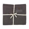GOYOGI Calm Organic Cotton Yoga Blanket Dark Grey - 1 stk