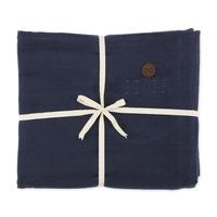 GOYOGI Calm Organic Cotton Yoga Blanket Dark Blue - 1 stk