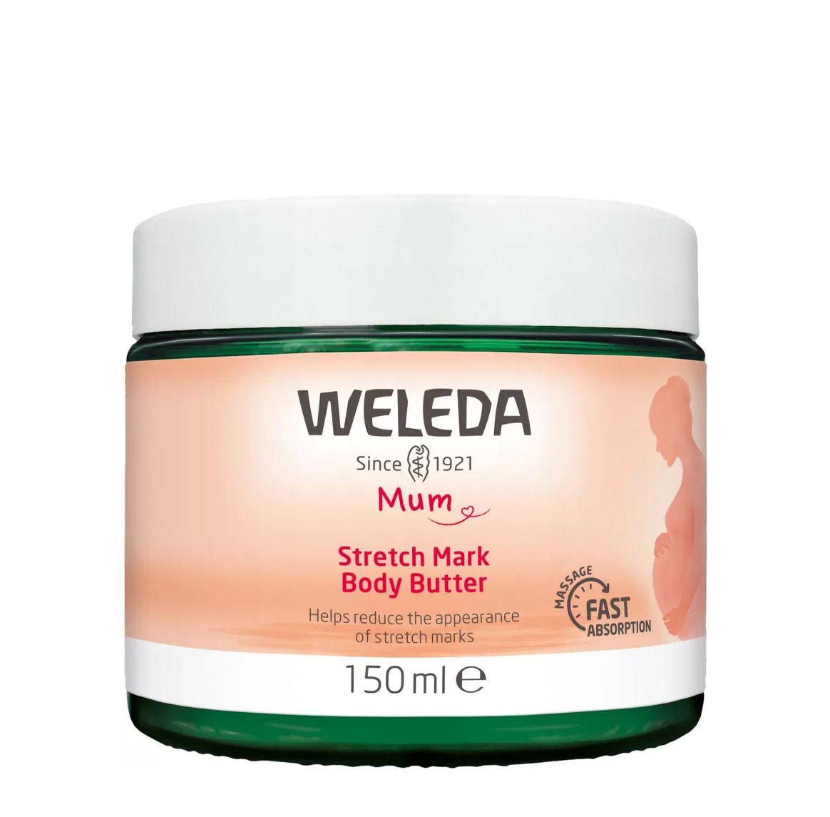 Weleda Stretch Mark Body Butter 150 ml. Med24.no