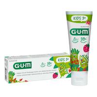 Gum Kids tannkrem jordbær (+3 år) - 50 ml