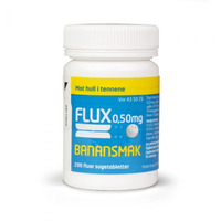 Flux sugetabletter 0,50mg banan - 200 stk