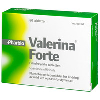 Valerina Forte tabletter - 80 stk