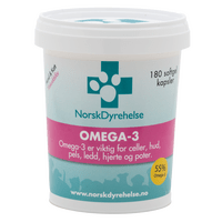 Norsk Dyrehelse Omega-3 - 180 kaps.