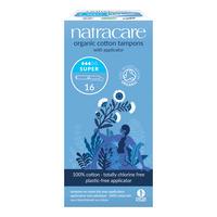 Natracare Tamponger Super Øko m.  Hylster - 16 stk.