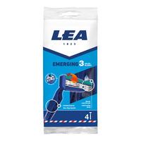 LEA Engangsbarberhøvel Emerging 3 Fleksibelt hode - 4 stk.