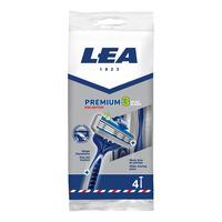 LEA Engangsbarberhøvel Premium 3 Fleksibelt hode - 4 stk.