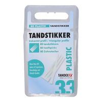 Tandex plasttannstikkere - 80 stk