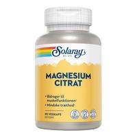 Solaray Magnesium Citrat - 90 kapsler
