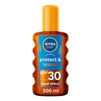 Nivea Sun Protect & Bronze Oil Spray SPF 30 - 200 ml.