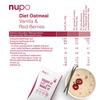 Nupo Diet Oatmeal Vanilla Red Berries - 384 g.