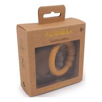 Filibabba Bitering i silikon 2-pk - Warm Grey + Honey Gold