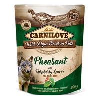 Carnilove Pouch Pate våtfôr m. fasan & bringebær - 300 g