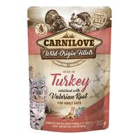 Carnilove Cat Pouch våtfôr m. kalkun & vendelrot - 85 g