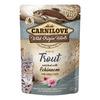 Carnilove Cat Pouch våtfôr m. ørret & echinacea - 85 g