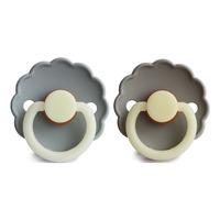 FRIGG Daisy Rund Latex French Gray Night/Portobello Night - Flere størrelser