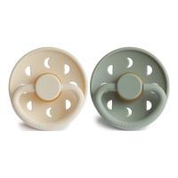 FRIGG Moon Phase Rund Latex Cream/Sage - Flere størrelser