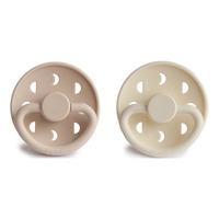 FRIGG Moon Phase Rund Silicone Cream/Croissant - Flere størrelser