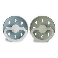 FRIGG Moon Phase Rund Silicone Stone Blue Night/Sage Night - Flere størrelser