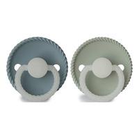 FRIGG Rope Rund Silikone Stone Blue Night/Sage Night - Flere størrelser