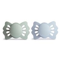 FRIGG Lucky Symetrisk Silikone Sage/Powder Blue str. 1 - 2 stk.