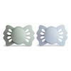 FRIGG Lucky Symetrisk Silikone Sage/Powder Blue str. 1 - 2 stk.