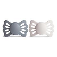 FRIGG Lucky Symetrisk Silikone Great Gray/Silver Gray str. 2 - 2 stk.