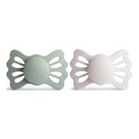 FRIGG Lucky Symetrisk Silikon Sage/Silver Gray str. 2 - 2 stk.