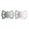 FRIGG Lucky Symetrisk Silikon Sage/Silver Gray str. 2 - 2 stk.