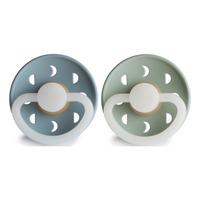 FRIGG Moon Phase Rund Latex Stone Blue Night/Sage Night - Flere størrelser