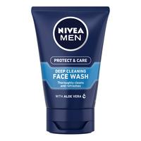 Nivea Men Protect & Care Deep Cleaning Face Wash - 100 ml.