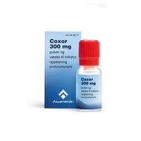 Coxor pulver og væske til mikstur 300mg - 1 dose