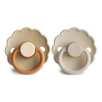 FRIGG Daisy Rund Latex Baby Desert/Cream - Flere størrelser