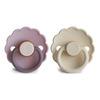 FRIGG Daisy Rund Silikone Lavender Haze/Cream - Flere størrelser