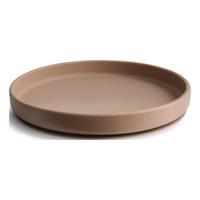 Mushie Sillikone Tallerken Natural - 1 stk.