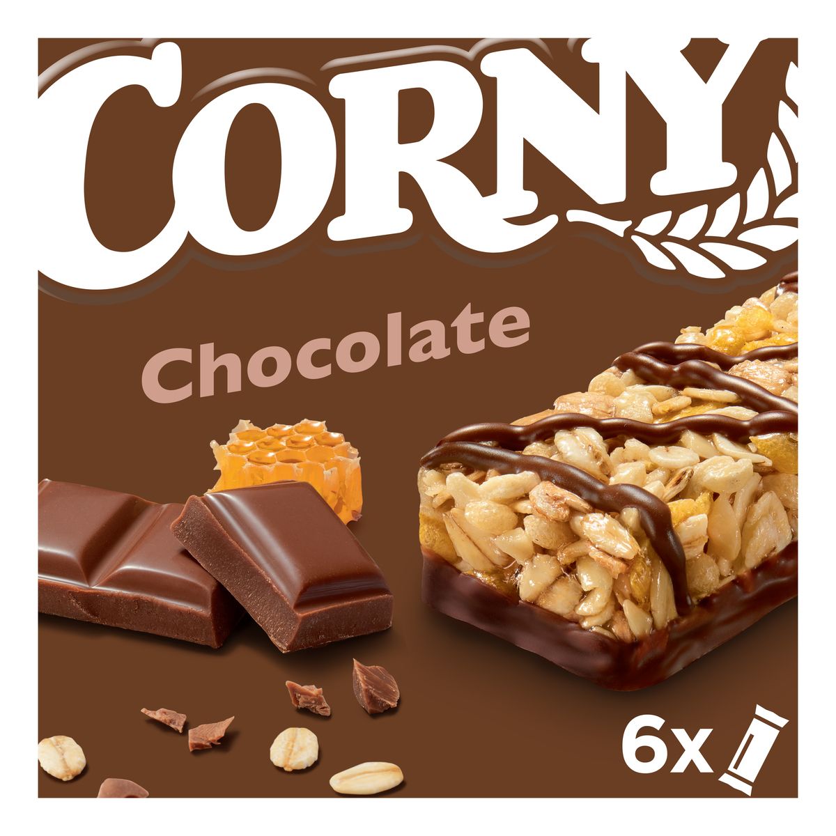 Kjøp Corny Chocolate - 6 x 25 g billig hos Med24.no