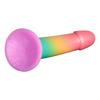 Baseks Colour-Mix Silicone Dildo - 18 cm.