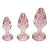 Baseks Pink Glitter Butt Plug Set