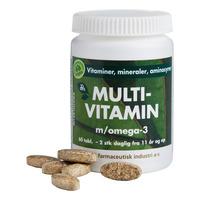 DFI Multivitamin m/omega-3 - 60 tabletter