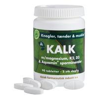 DFI Kalk m/magnesium, K2 og D3 - 90 tabletter