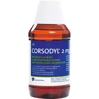 Corsodyl munnskyll 2mg/ml