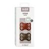 BIBS Supreme Silicone Rust/Mocha 2 pak - Flere størrelser