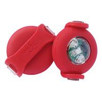 Curli Luumi lampe LED rød - 2 stk.