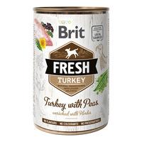Brit Fresh våtfôr kalkun med erter - 400 g.