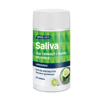 Nycodent Saliva Sugetabletter Lime - 100 sugetabl.