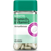 Gevita Vitamin D3 & Vitamin C - 100 tabletter