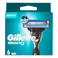 Gillette Mach3-barberblader - 6 stk.