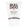Bulldog Anti-Aging Moisturiser Dagkrem - Hvit tube med stor brun bull dog logo, skrift i gull og brun