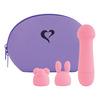 FeelzToys Bullet Vibrator m/2 ekstra hoder - Bunny