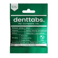 Denttabs tannkrempiller med fluorid - 125 stk.